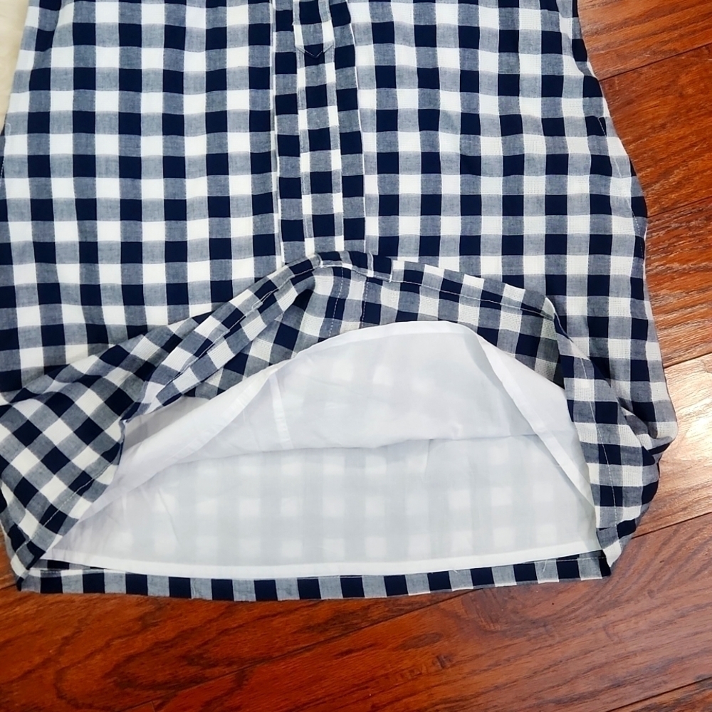 Anthropologie Dear Creatures Gingham Cottagecore Shirt Dress - Picture 4 of 5